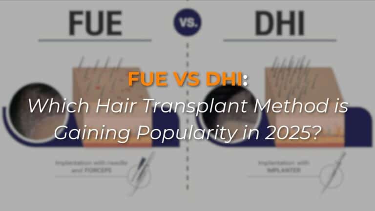 FUE vs. DHI: Which Hair Transplant Method is Gaining Popularity in 2025?