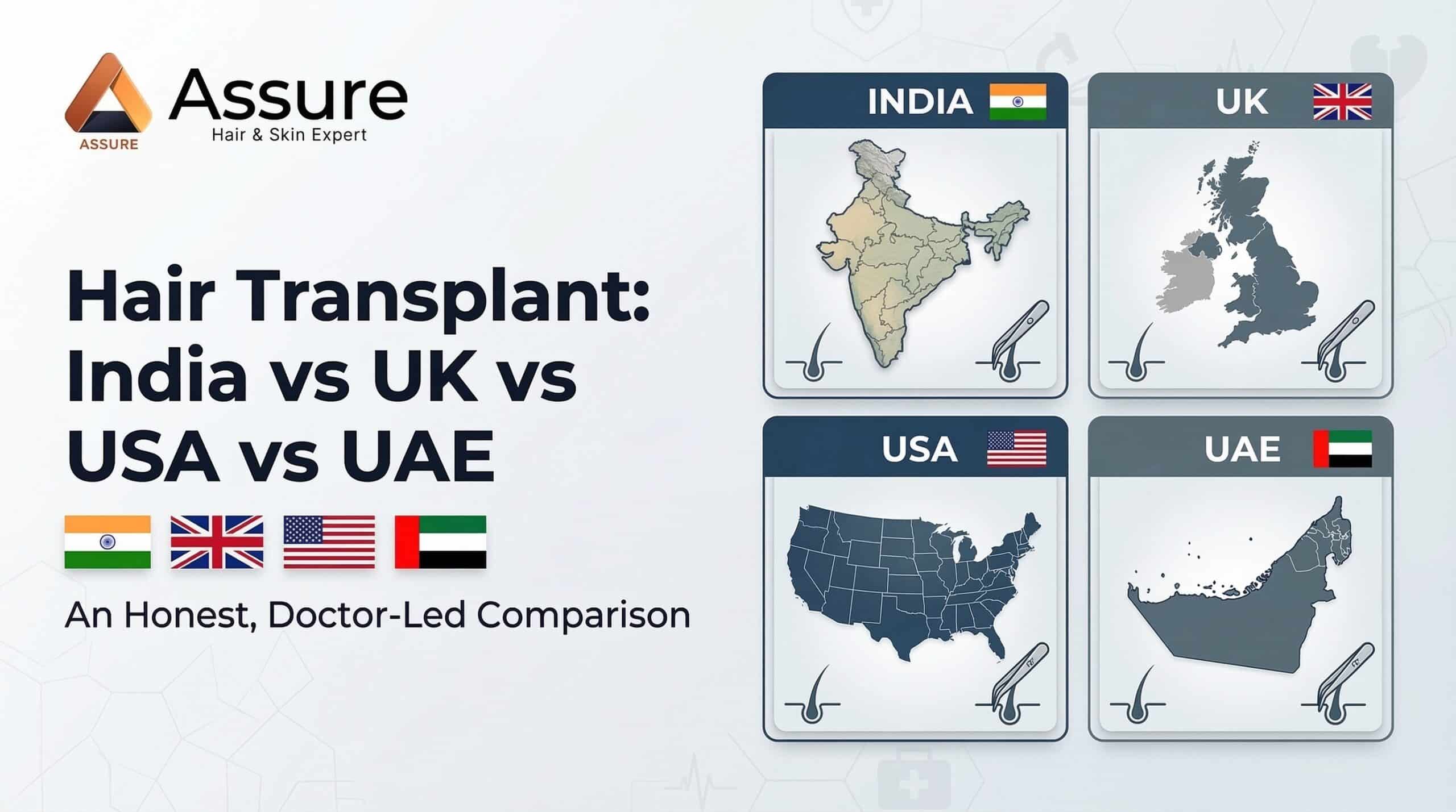 Hair Transplant: India vs UK vs USA vs UAE — An Honest, Doctor-Led ...
